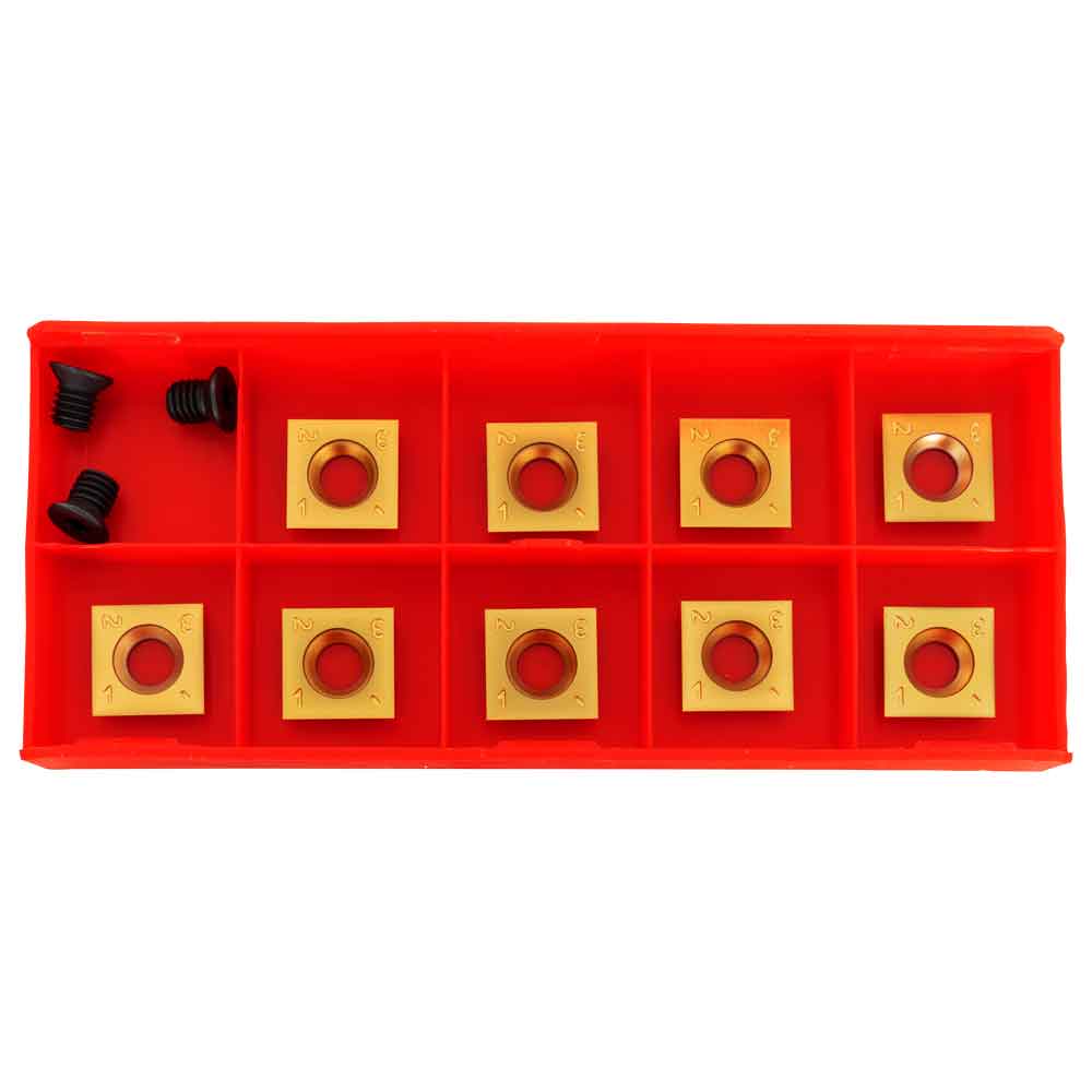 9 Carbide square tip 15x15mm Ti-coated ( (3)
