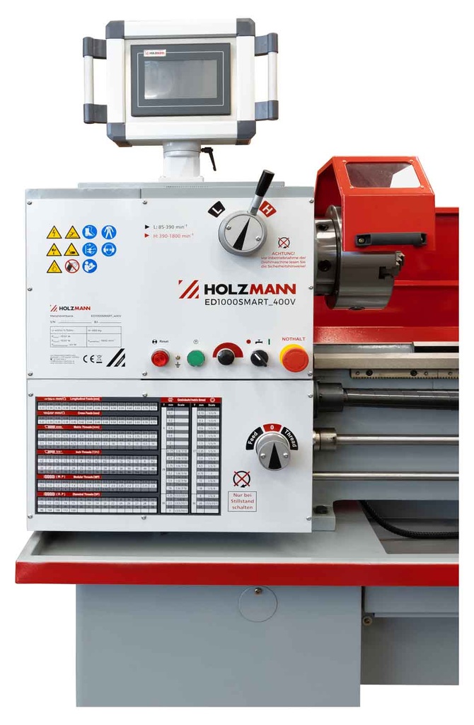 metal lathe (ED1000SMART_400V, HOLZMANN) (5)