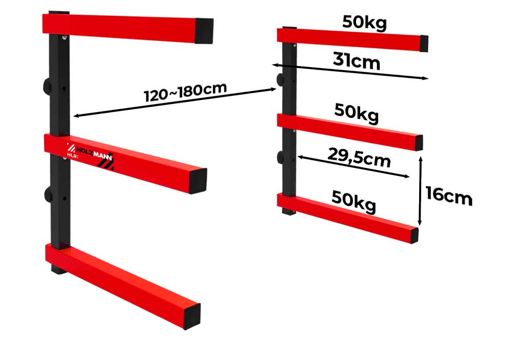 LUMBER STORAGE RACK (HLR1, HOLZMANN) (4)