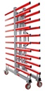 double side mobile extendable trolley (T (3)