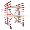 double side mobile extendable trolley (T (4)