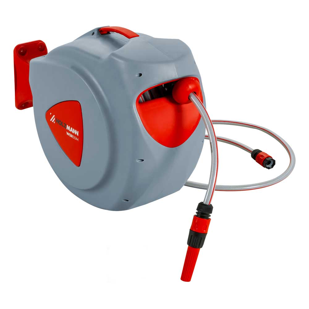 water hose reel 30m (WSR30M, HOLZMANN) (2)