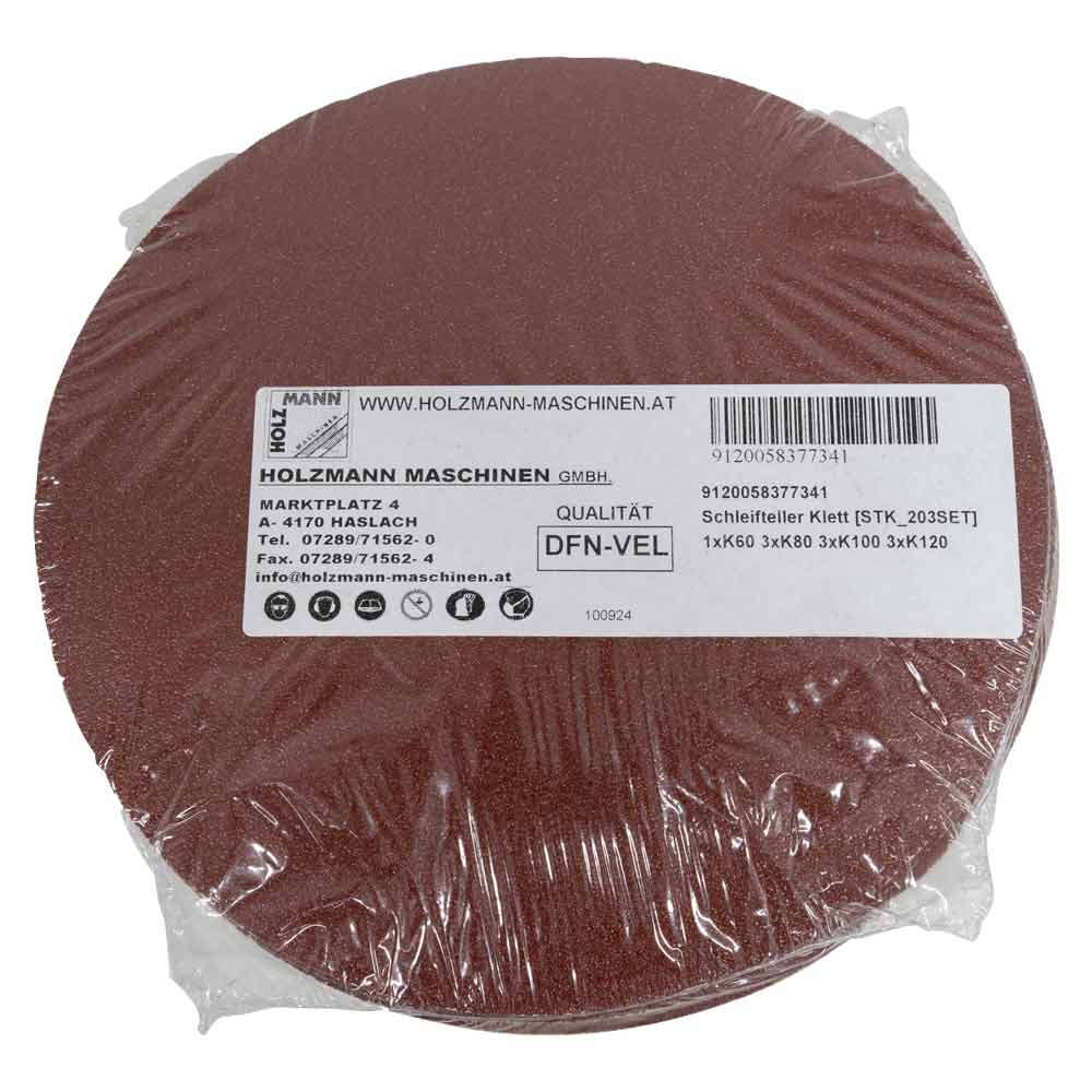 sanding disc set with velcro 1xK60 3xK80 (2)