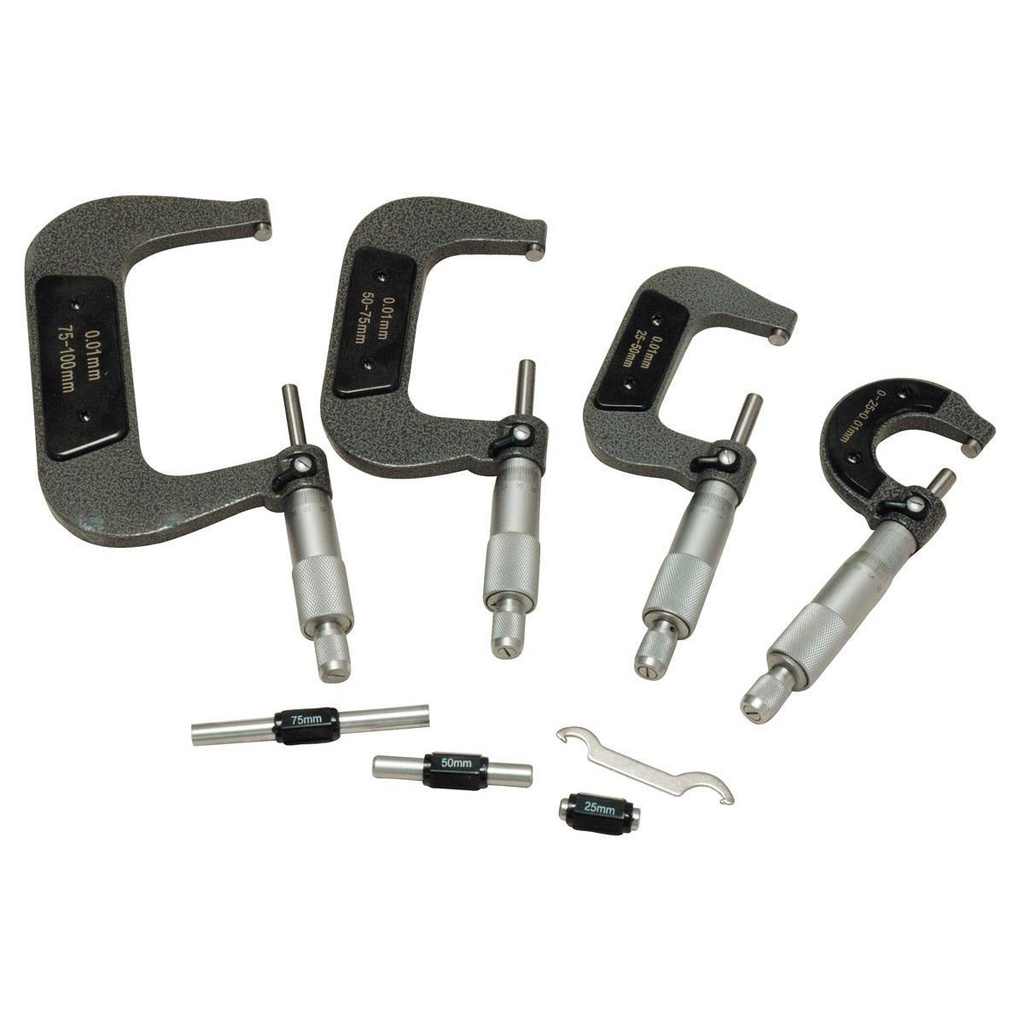 outside micrometers set (BMS4, HOLZMANN) (2)