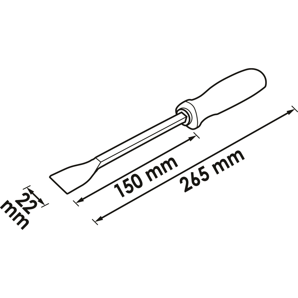 Gasket scraper ∙ long V1213, VIGOR (2)