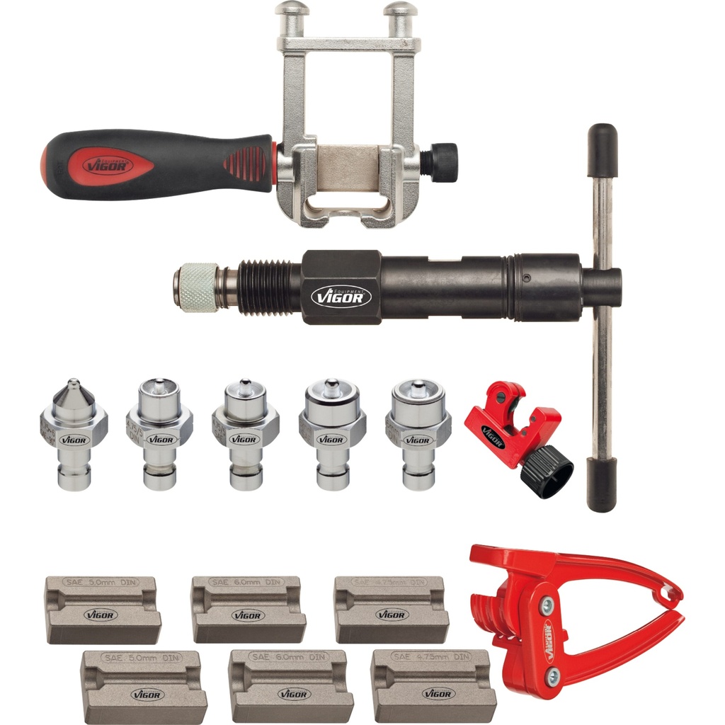Tube flaring tool set V1728, VIGOR (5)