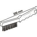 Brake calliper brush ∙ steel V2250, VIGO (2)