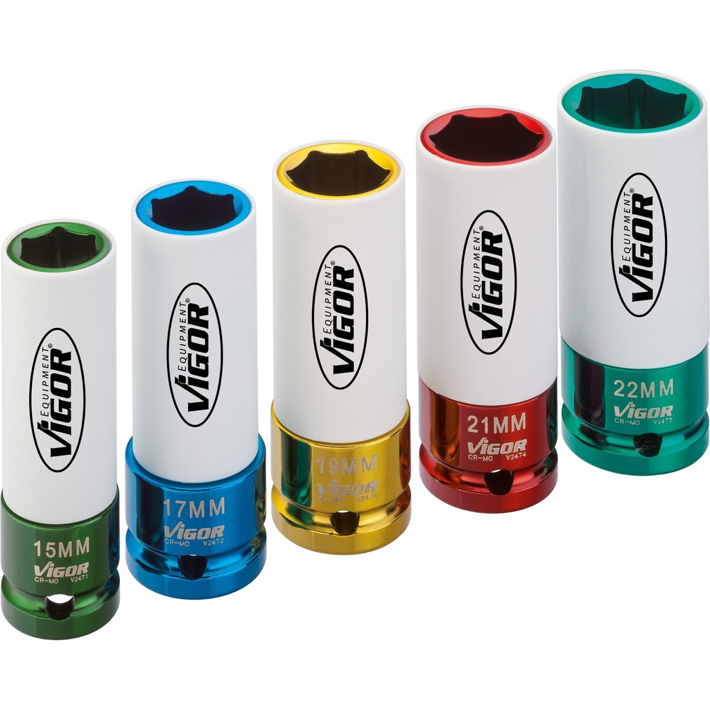 Impact socket set V2257, VIGOR (6)