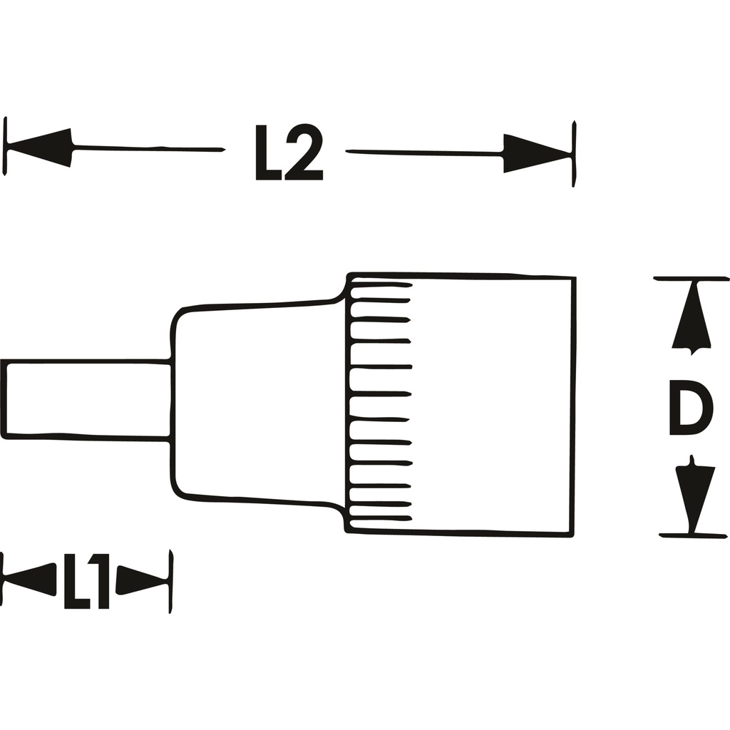 Screwdriver bit V2293N, VIGOR (2)