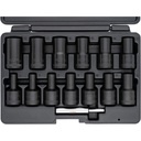 Extractor socket set with spiral profile (4)