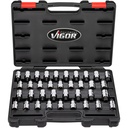 Screwdriver socket set V2496, VIGOR (3)