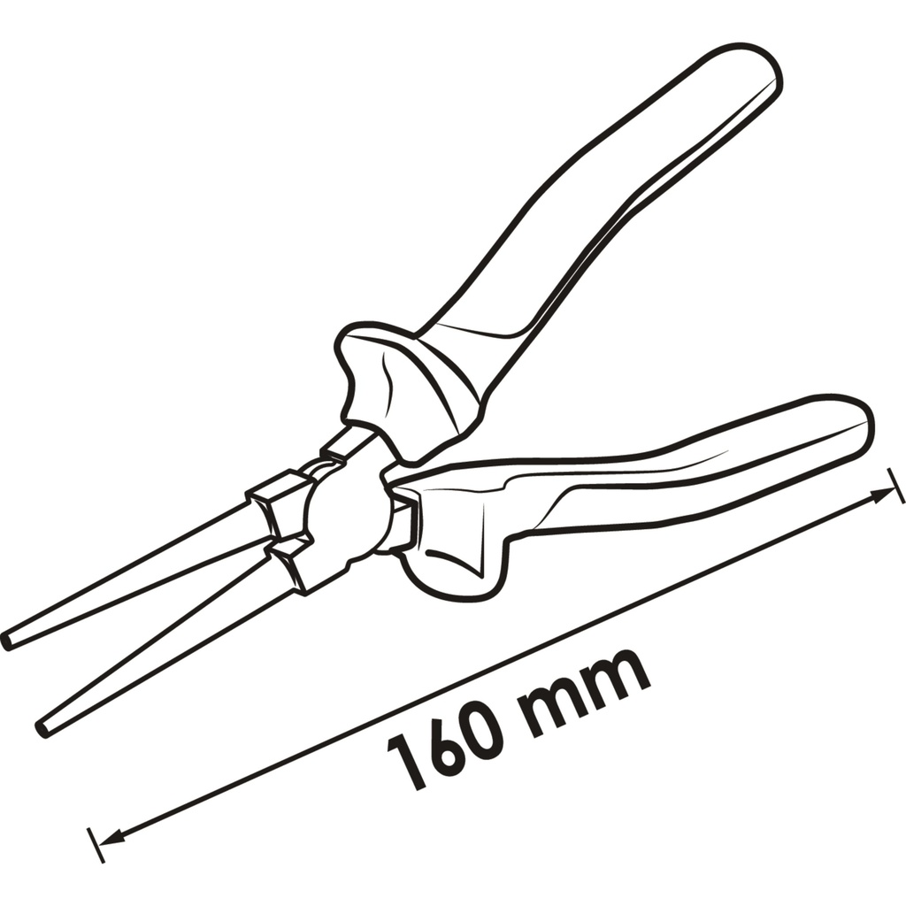 VDE round nose pliers V2641, VIGOR (2)