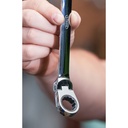 Ratcheting combination wrench with hinge (5)