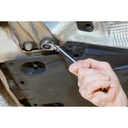 Ratcheting combination wrench with hinge (4)