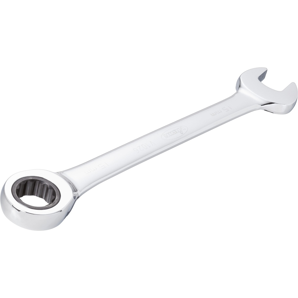 Ratcheting combination wrench set ∙ long (6)