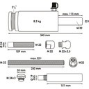 Tractive and compressive hydraulic cylin (2)