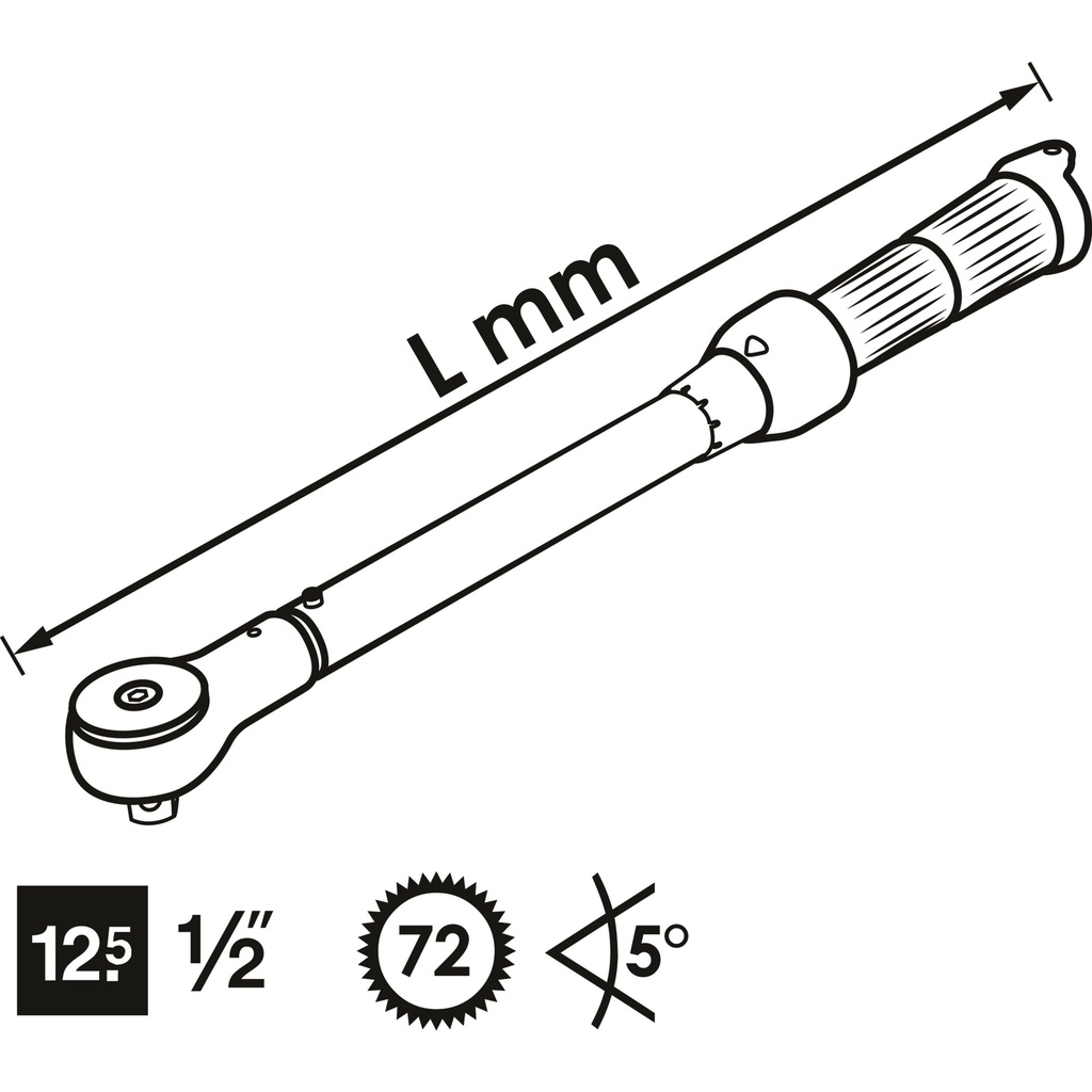 Torque wrench V3441, VIGOR (2)