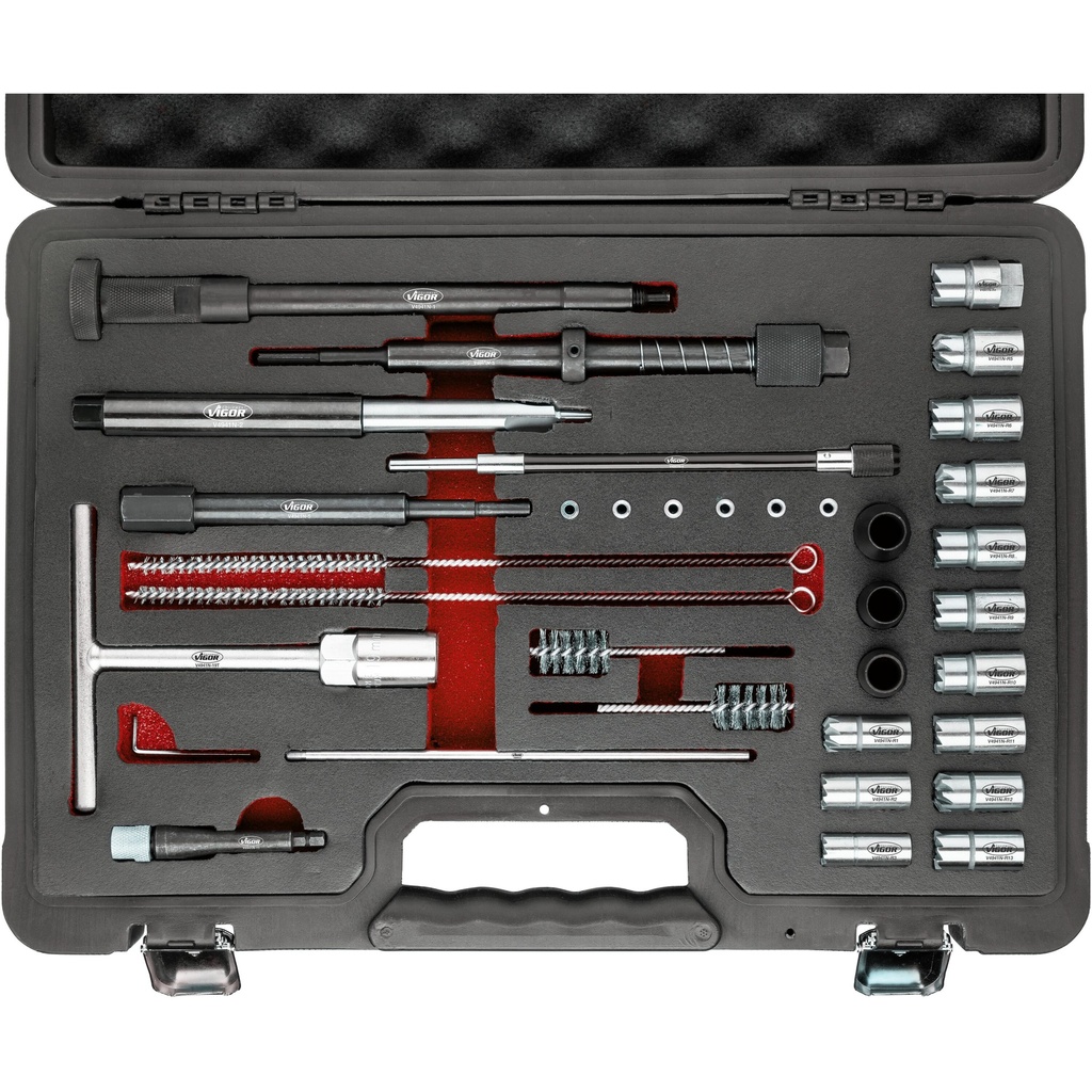 Injector sealing seat cleaning set V4941 (3)