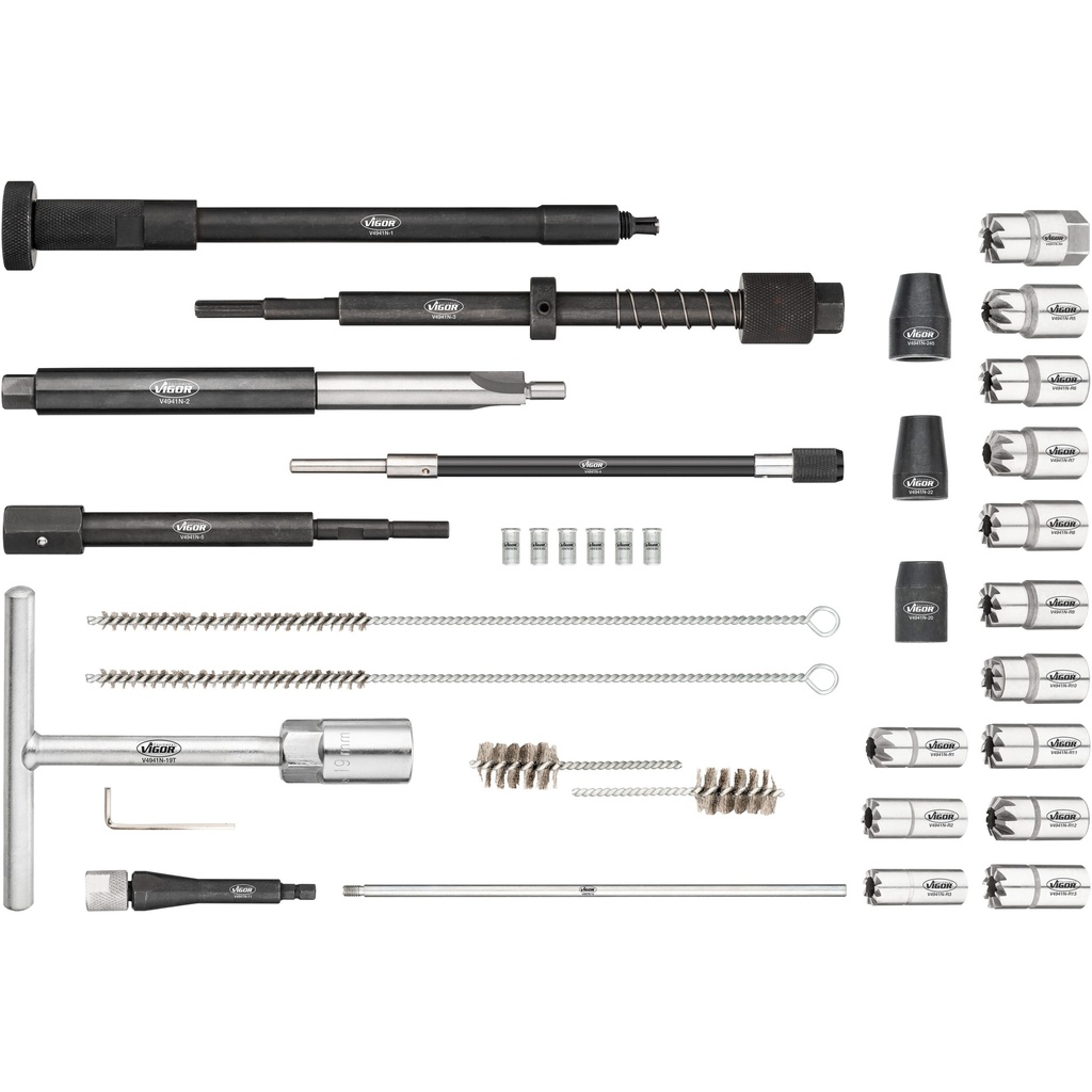 Injector sealing seat cleaning set V4941 (4)