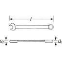 Ratcheting combination wrench ∙ long V49 (2)