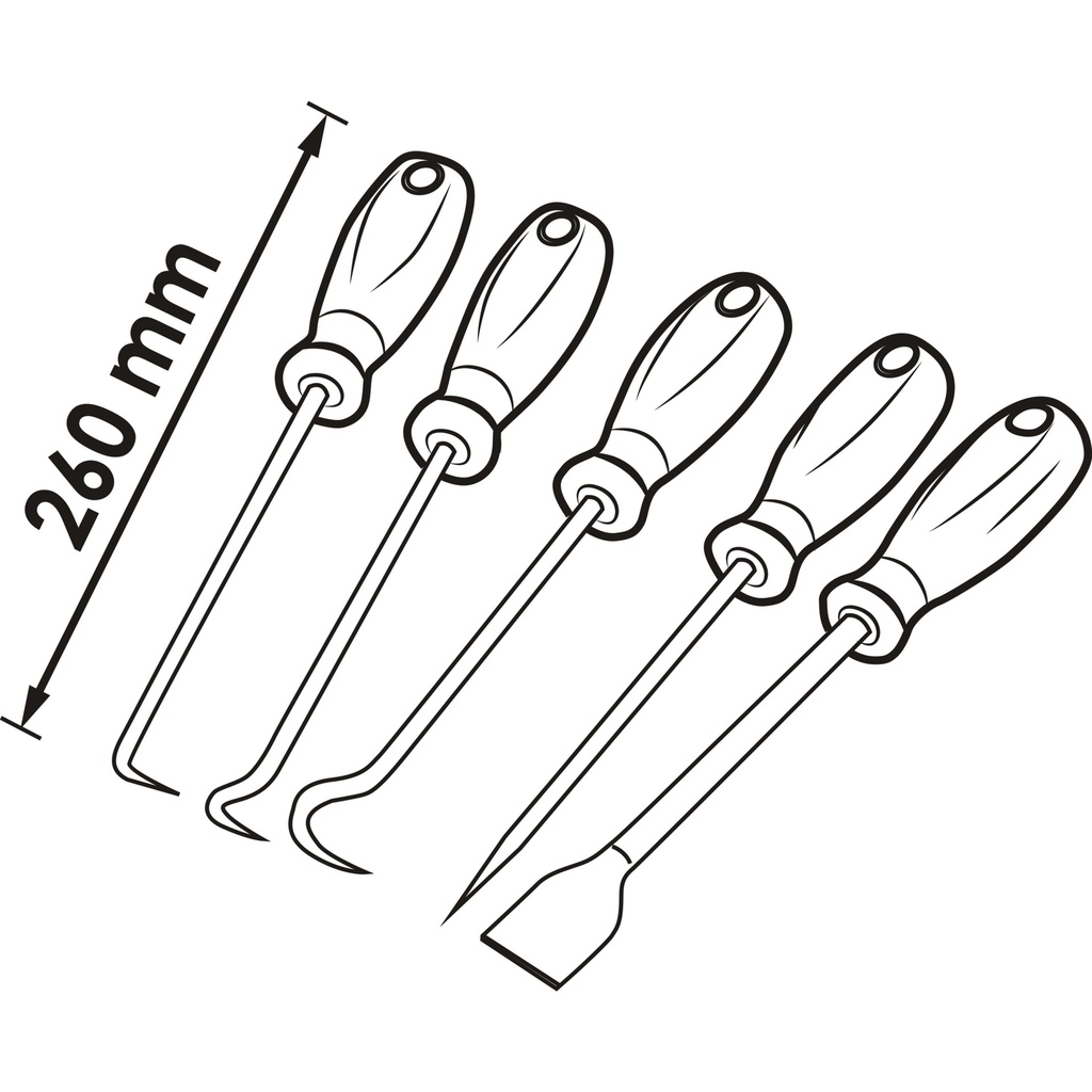Hook and scraper set V5045, VIGOR (2)