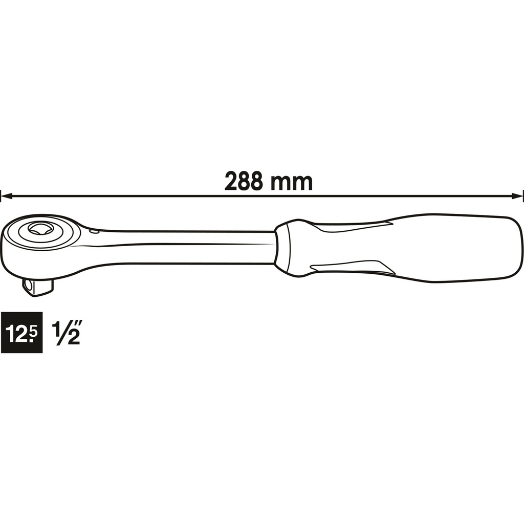360° rotary handle reversible ratchet V5 (2)
