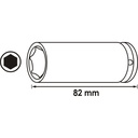 Impact wrench socket ∙ long V5550L-13, V (2)