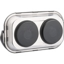 Magnetic cup ∙ with plastic frame V5677, (4)