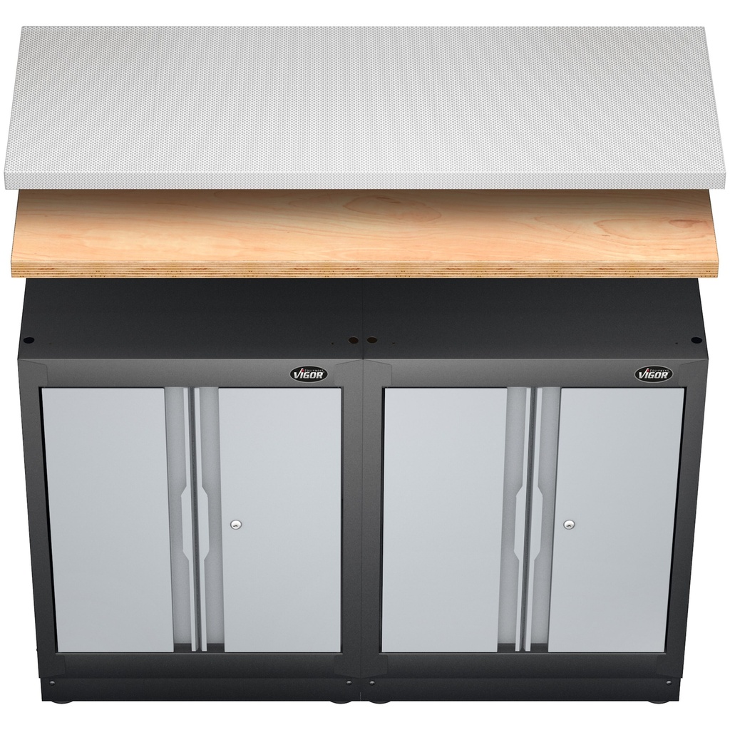 Worktop ∙ stainless steel V6000-01357-X, (4)