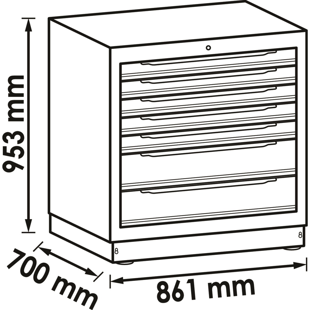 Drawer lower cabinet ∙ extra deep ∙ 7 dr (2)