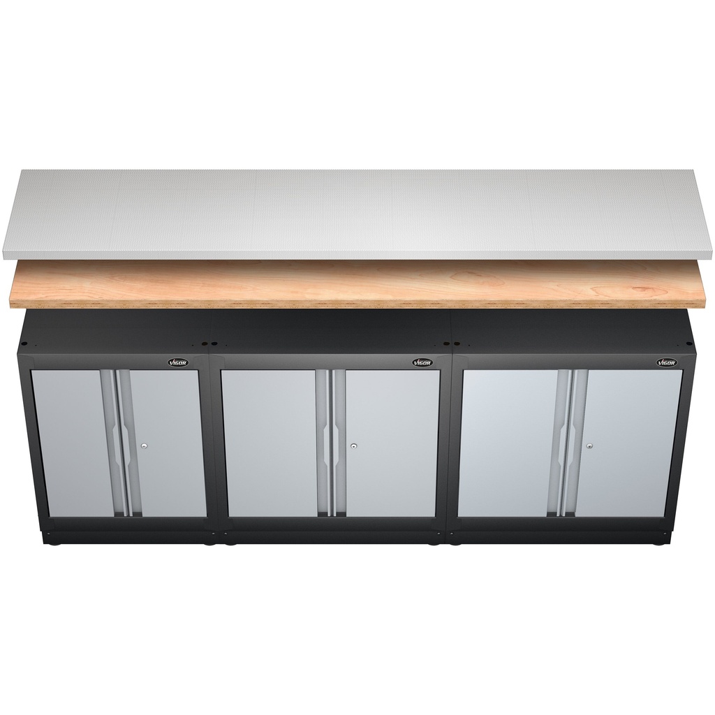Worktop ∙ stainless steel V6000-02404-X, (3)