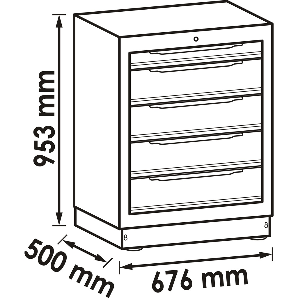 Drawer lower cabinet ∙ 5 drawers V6000-0 (2)