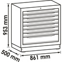 Drawer lower cabinet ∙ 8 drawers V6000-0 (2)