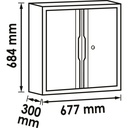 Double hinged-door wall cabinet V6000-04 (2)
