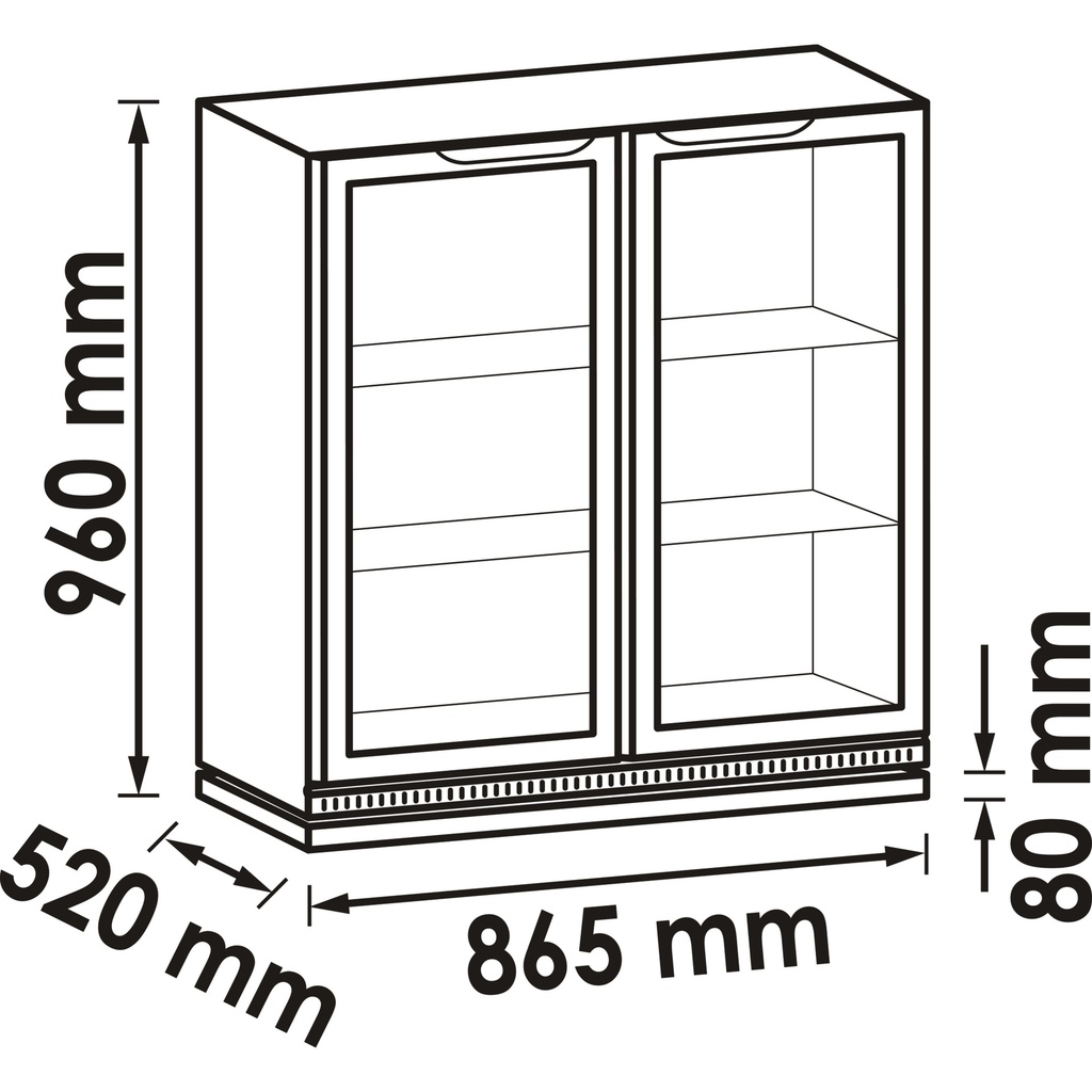 Refrigerator ∙ integrable V6000-056XL, V (2)