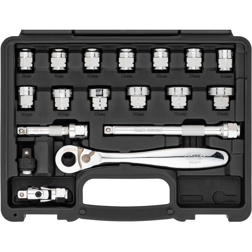 Socket set ∙ super flat V6202, VIGOR (6)