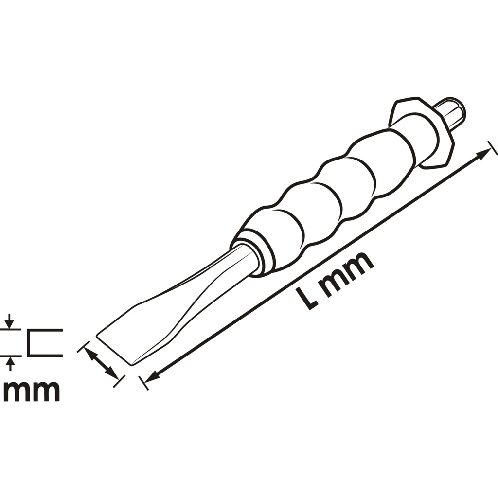Flat chisel V6220-29, VIGOR (2)