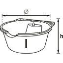 Oil drain pan V6300-8, VIGOR (2)