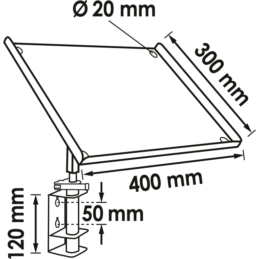 Laptop holder ∙ rotatable and pivotable  (2)