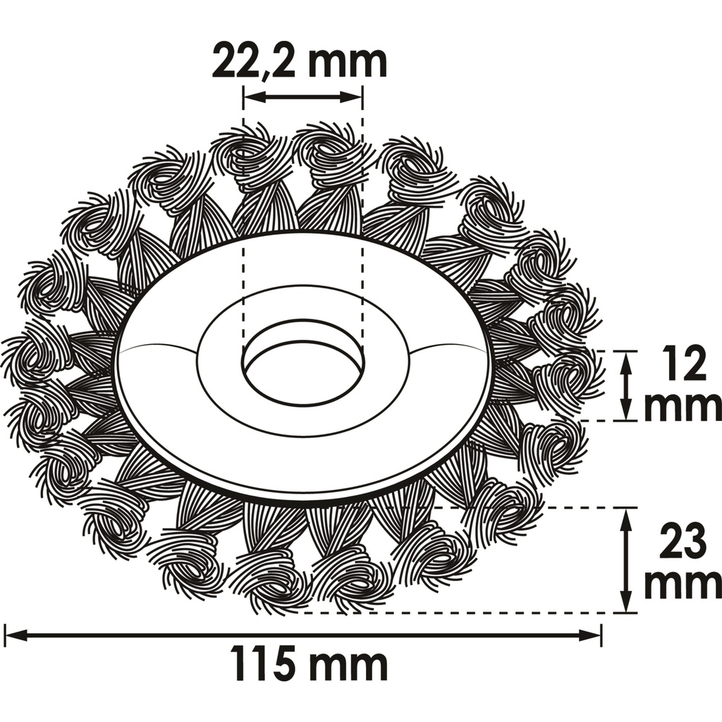 Wheel brush V6804, VIGOR (2)