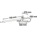 Universal axle lever V6956, VIGOR (2)