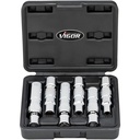 Glow plug extractor set V7016/6, VIGOR (5)