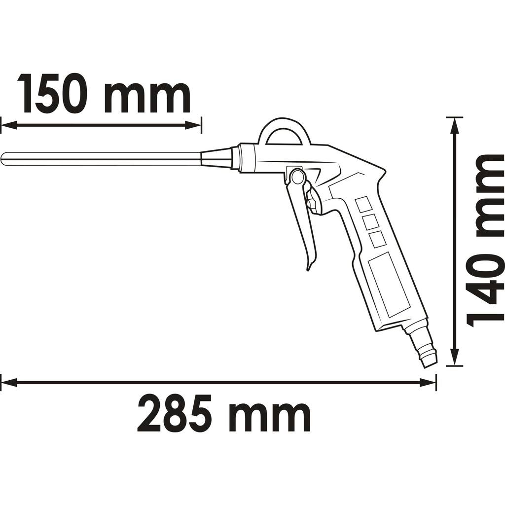 Air blow gun ∙ long V7135-150, VIGOR (2)