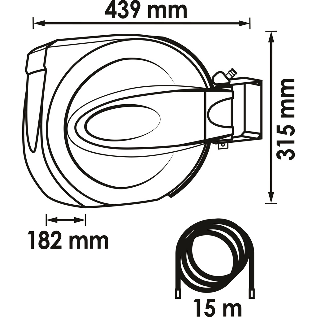 Hose reel V7143-10, VIGOR (2)