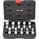 Flexible head wrench set V7513, VIGOR (5)