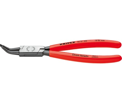 Replės vidiniams fiksavimo žiedams lenktos 45° 19-60mm (44 31 J22, KNIPEX)