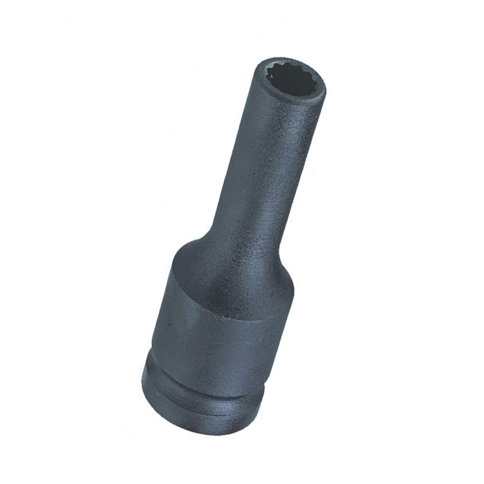 Smūginė galvutė 1/2" 12-kampė ilga plonasienė 22.0mm (448522, GENIUS)