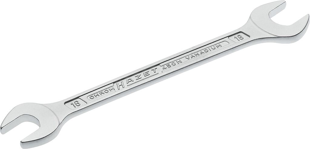 Double open-end wrench - Outside hexagon profile (450N-16X18, HAZET)