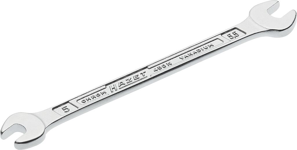 Double open-end wrench - Outside hexagon profile (450N-5X5.5, HAZET)