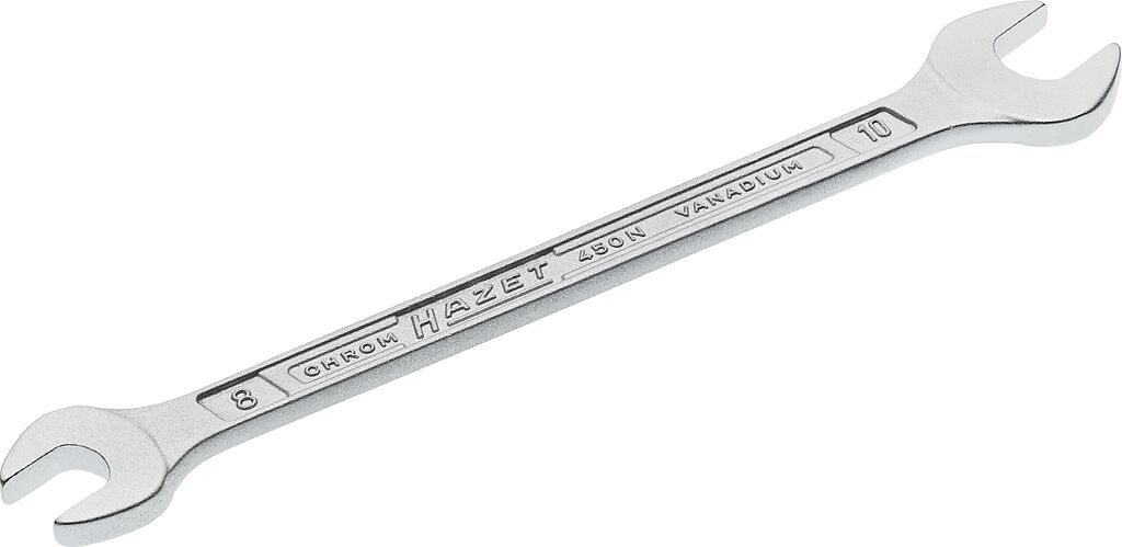 Double open-end wrench - Outside hexagon profile (450N-8X10, HAZET)